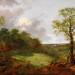 Wooded Landscape with a Cottage, Sheep and a Reclining Shepherd